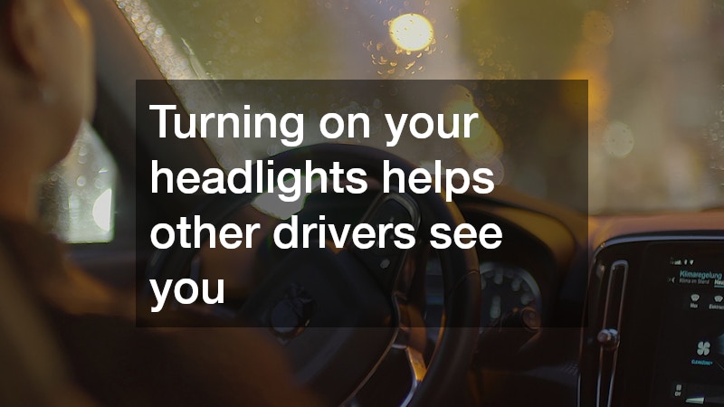 woman driving at night in the rain