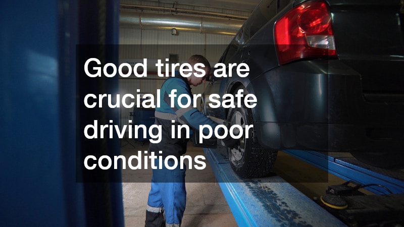 auto mechanic inspecting a tire